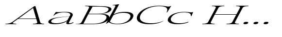 Pichellsio Soft ExtraLight ExtraExpanded Italic image