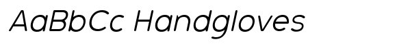 Galak Round Thin Italic image