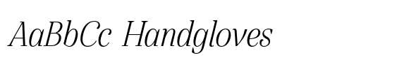 Gwyner Condensed Light Italic image