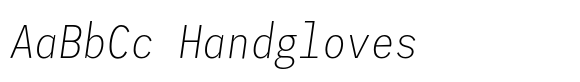 Iki Mono Condensed Thin Slanted image