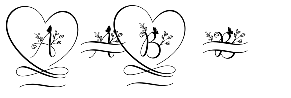 Sweet Butterfly Monogram Regular image