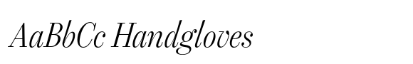Overture Display Light Allegro font sample
