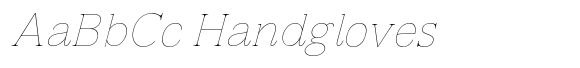 Vintora Serif Thin Italic image