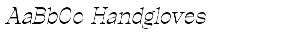Ronders Reverse Contrast Ronders Slant Regular image