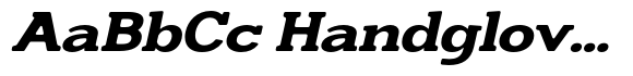 Humbles Soft ExtraBold Expanded Italic image