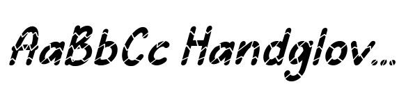 Eggstra Fun Italic font sample