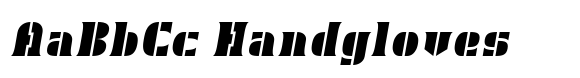 Ronsten Italic font sample
