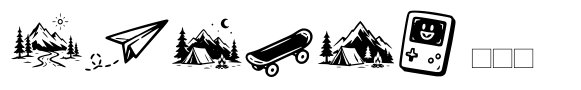 Rough Valley Doodle sticker image