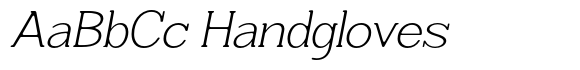 Humbles Soft ExtraLight SemiExpanded Italic image