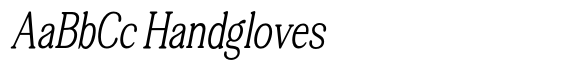 Gofaline Contrast Extra Light Condensed Italic image