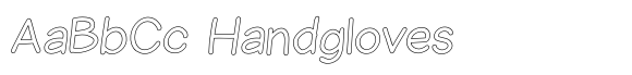 Halley Outline Italic image
