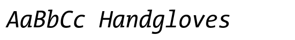 TheMix Mono SemiCondensed Regular Italic image