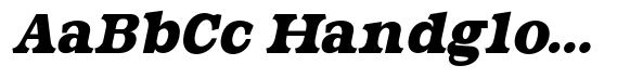 Vellmique Black Semi Expanded Italic image