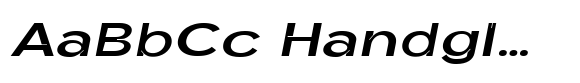 Abigen Semi Bold Extra Expanded Italic image