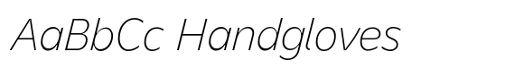 Bernadete Extra Light Italic image