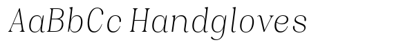Juligraf Serif Extra Light Condensed Italic image