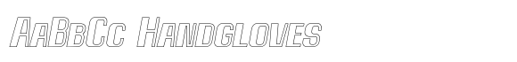 Spacho Outline Italic image