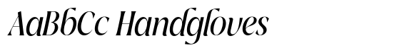 Regalia SS Italic font sample