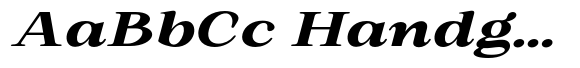 Romantic Editorial Black Expanded Italic image