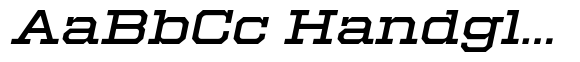 Hattrick Serif Italic Light Expanded image