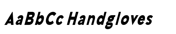 Bia Sans Low Bold Condensed Italic image