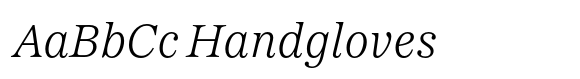 Passenger Serif Light Italic image