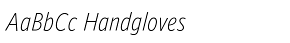 Forley Condensed ExtraLight Italic image