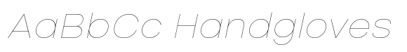 HD Colton Wide Thin Italic image