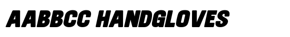 Hangthing Rounded Bold Italic image