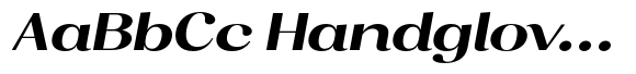 Juligraf Sans Extra Bold Exp Italic image