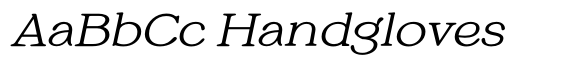 Charman Contrast Thin SemiExpanded Italic image