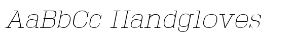 Montrex Slab Thin Semi Expanded Italic image