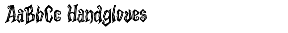 Hellscourt font sample