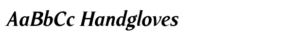 Fenoom Italic Bold font sample