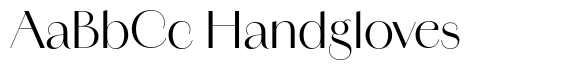 Amandine Regular font sample