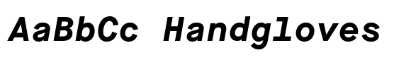 Maison Neue Mono Bold Italic image