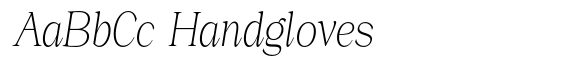 La Rochelle Extra Light Condensed Italic image