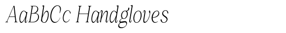 Romantic Editorial Thin Condensed Italic image