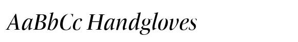 ITC New Veljovic Pro Display Italic image