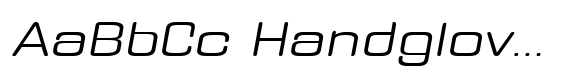 Rounvia Light Extra Expanded Italic image