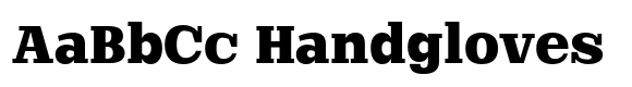 Bankers Slab Normal font sample