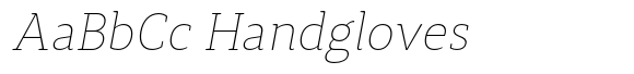Synerga Pro Thin Italic image