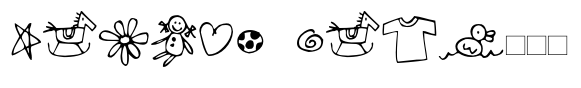 Kidwriting Dingbats 3 image
