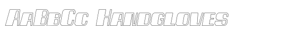 Spacho Extra Bold Outline Italic image