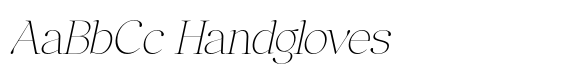 Anglica Serif Extra Light Semi Condensed Slanted image