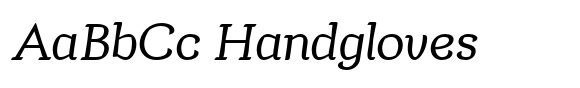 Argumend Light Italic font sample