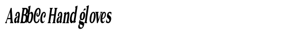 The Kalliagi Condensed Slant image