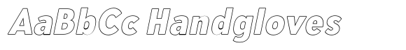 Aukim II Outline Extra Bold Nar Italic image