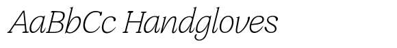 Brokolino Text Thin Italic image