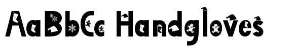 Christmas Jewelry font sample